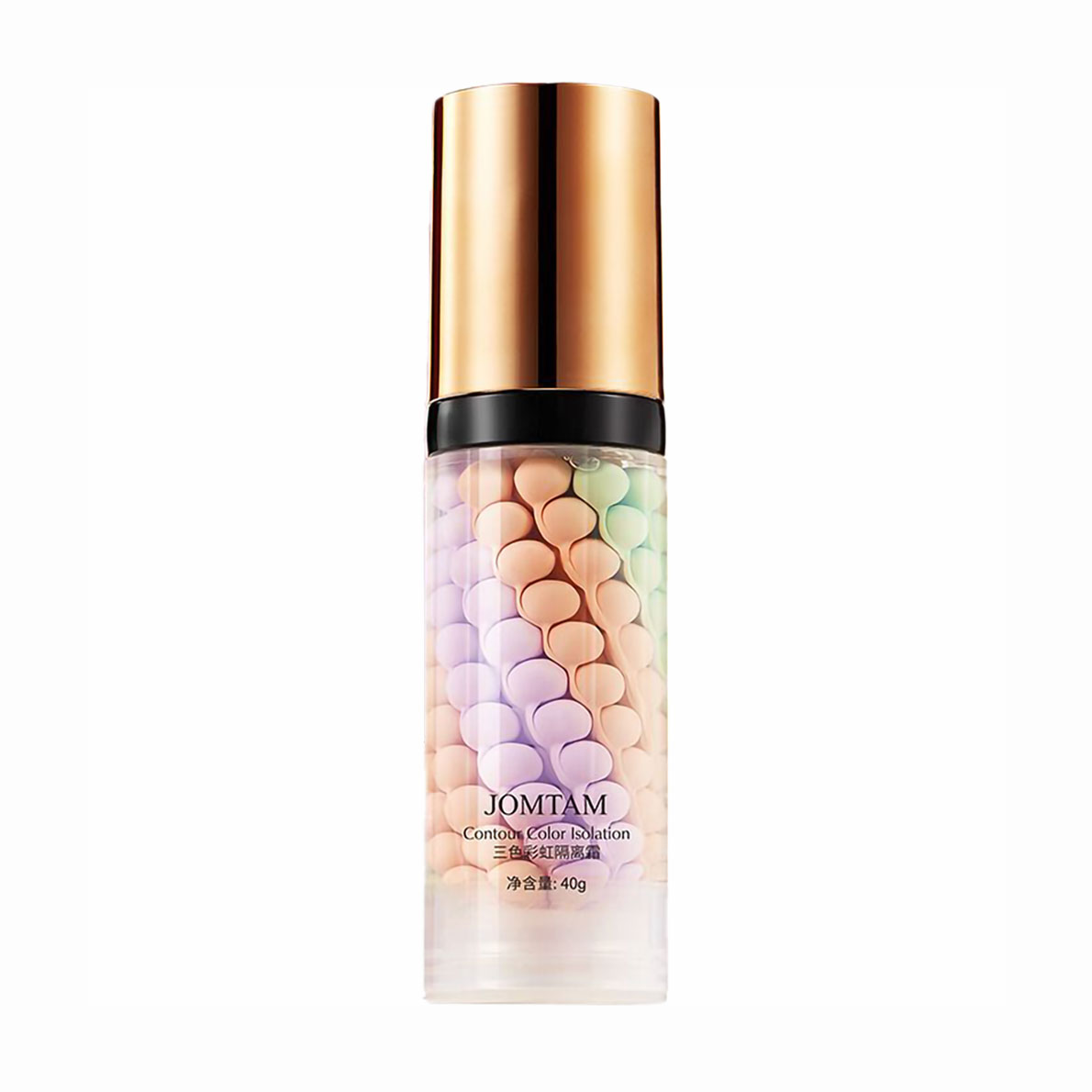 Триколірна база-основа під макіяж 3 в 1 Jomtam Contour Color Isolation, 40 г